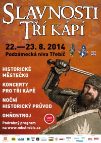 Slavnosti Tří kápí 2014 v Třebíči